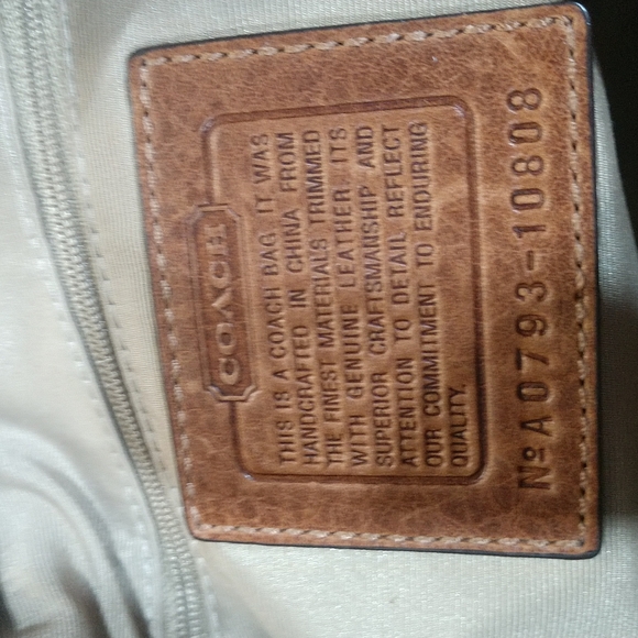 Coach Denim Patchwork Hobo Bag - Picture 5 of 12